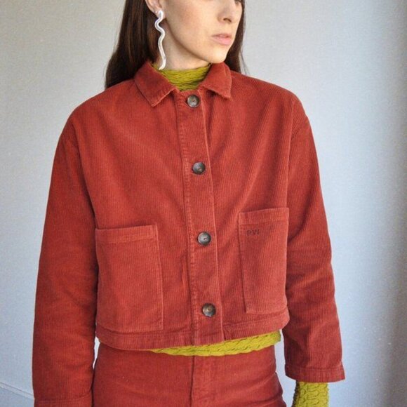 Paloma Wool Dori Corduroy Cropped Jacket - Picture 1 of 4